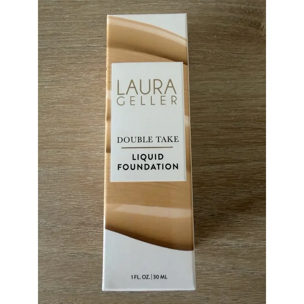 Laura Geller Double Take Liquid Foundation Light 1 oz 30ml New Sealed Box